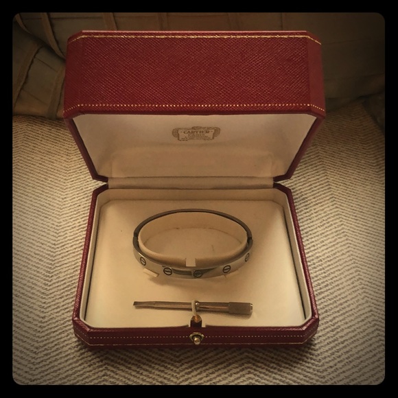 Cartier Jewelry - Authentic Cartier love bracelet size 17